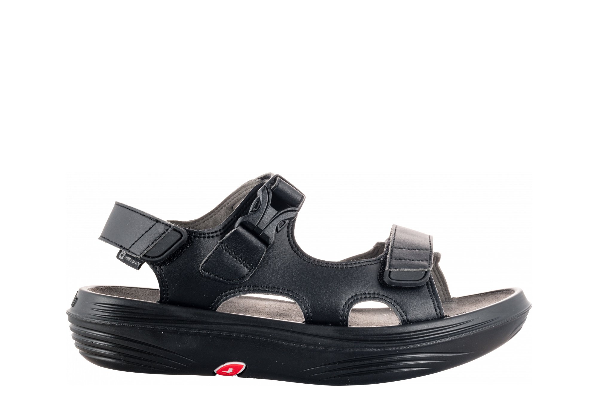 kybun Pado - Black Men's Sandal extra wide - Joint Relief