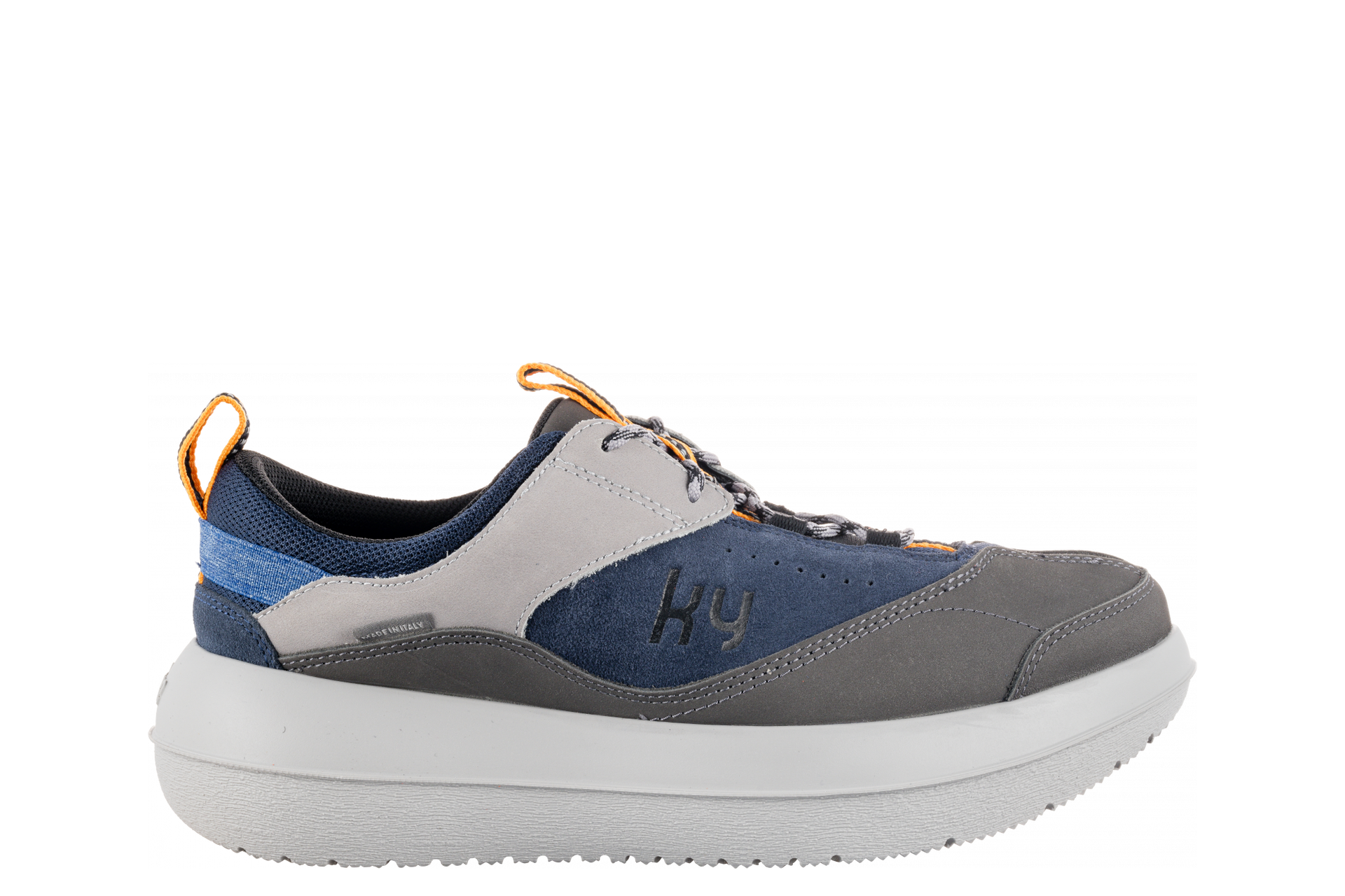 靴 kybb_farm kybun Karl - Grey Men's Sneaker - Joint Relief & Comfort - Swiss