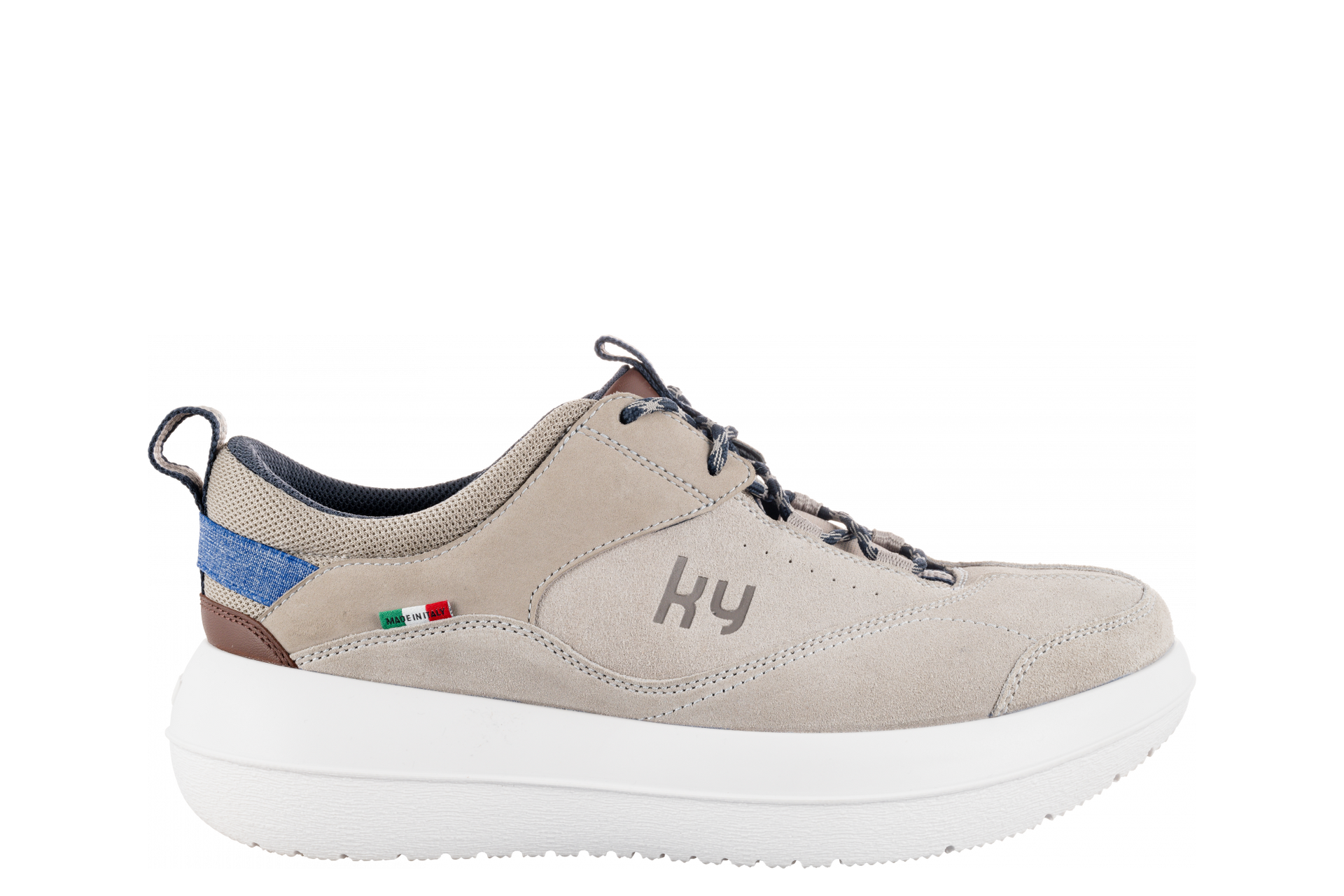(美品)ムチョカワークス　ジョイプー kybun Karl - Walk pain-free - Beige Men's Sneaker - Swiss Air