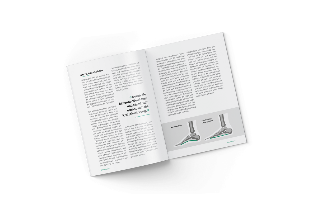 Fersensporn und Plantarfasziitis