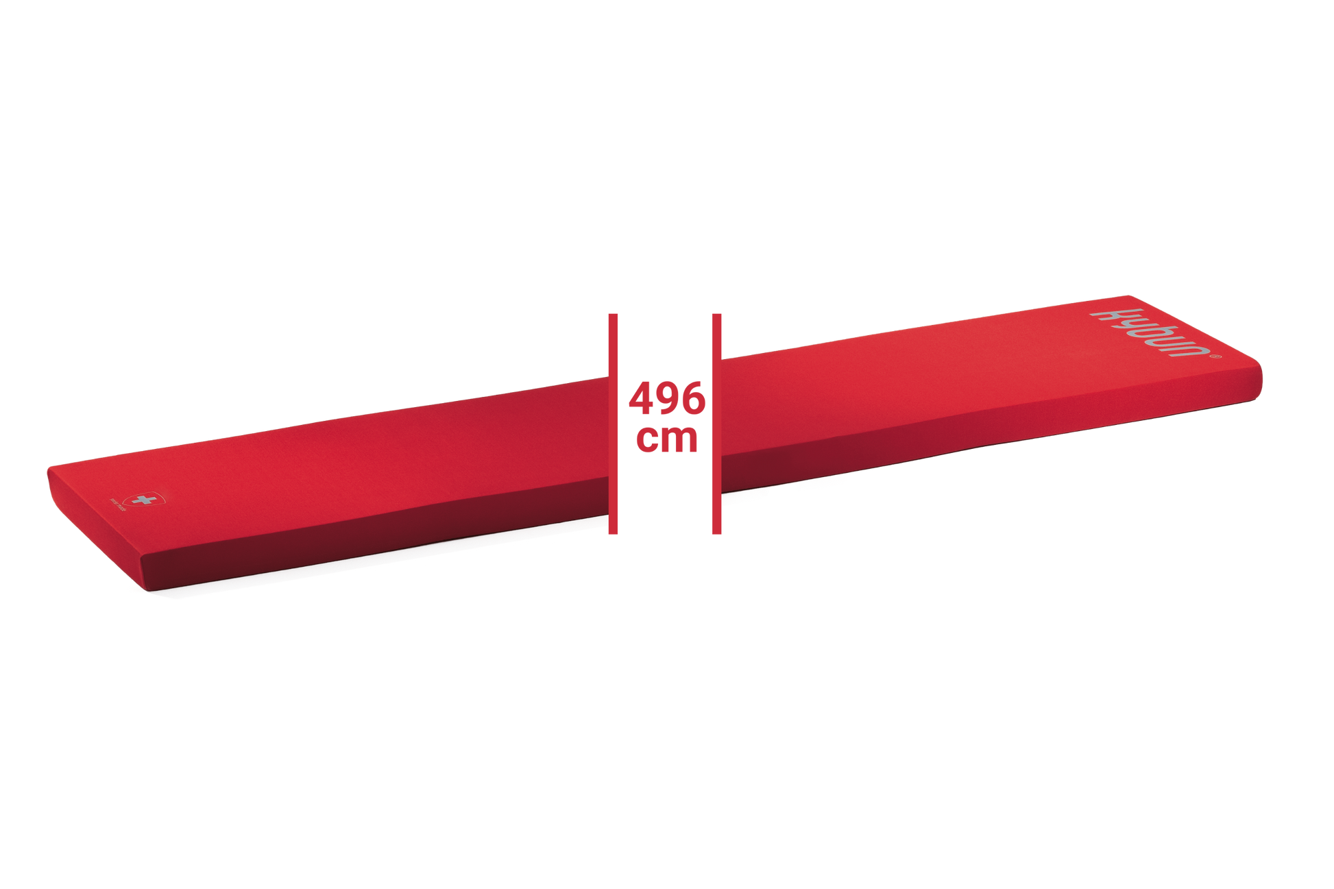 kybun Matte mit Stoffbezug 496x46x6cm, Anthrazit